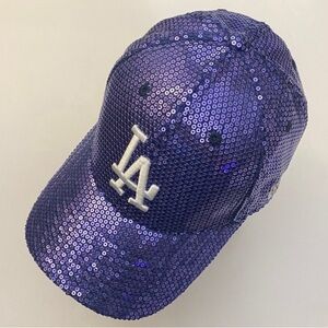 Dodgers Los Angeles New Era Sequin Blue 9FORTY Women's Cap